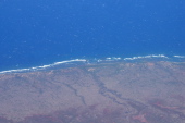 Passing over the shipwreck on Lana'i Island.