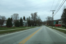 Driving through West Rutland on VT133