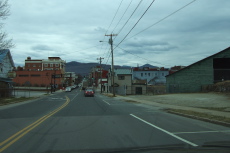 Driving through Rutland, VT on US4