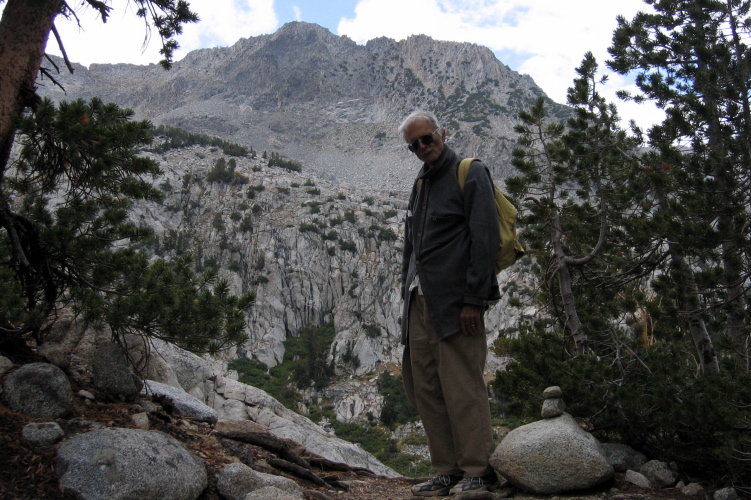 Dad crossly waits for me to take the picture.