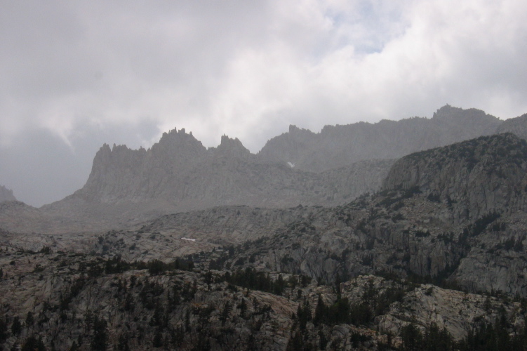 Clouds swirl over Thompson Ridge (12-13k ft)