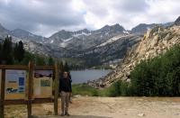 Bill at Bishop Pass Trailhead.