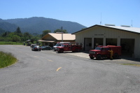 Passing the Petrolia Fire Station. (110ft)