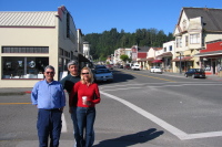 After breakfast walk in downtown Ferndale.