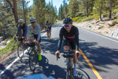 Starting from Groveland and riding to Lee Vining for the night, they were susprised to see me on the road.