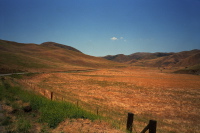 Jude, Dick, and Brent ahead on Del Puerto Canyon Rd.