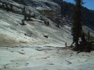 Video panorama #1 of Tenaya Slide