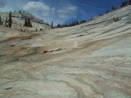 Video of hike back up Tenaya Slide
