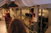 Crew sleeping area.