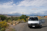 Roadside turnout on UT12 east of Escalante.