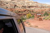 Leaving Calf Creek Recreation Area.