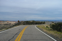 Returning south along the Hogback Ridge.