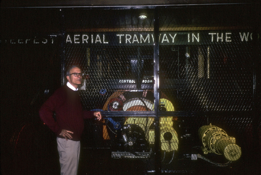 Machinery that runs the tram.