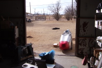 View from the door of VelomobileUSA.