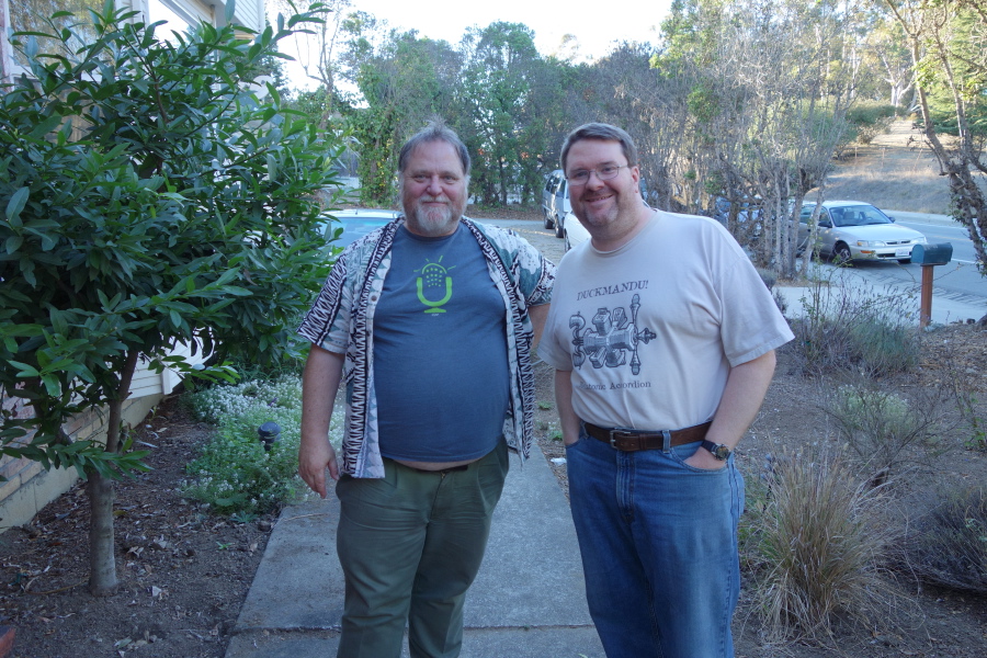Nicholas Mitchell (l) and Leonard Scoggin