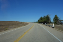 Driving up McLaughlin Drive