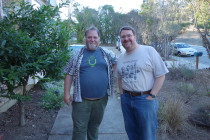 Nicholas Mitchell (l) and Leonard Scoggin