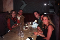 Dining at the Cheesecake Factory.