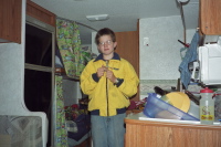 Matthew in the trailer