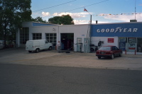 Norton's Service Center, rear yard