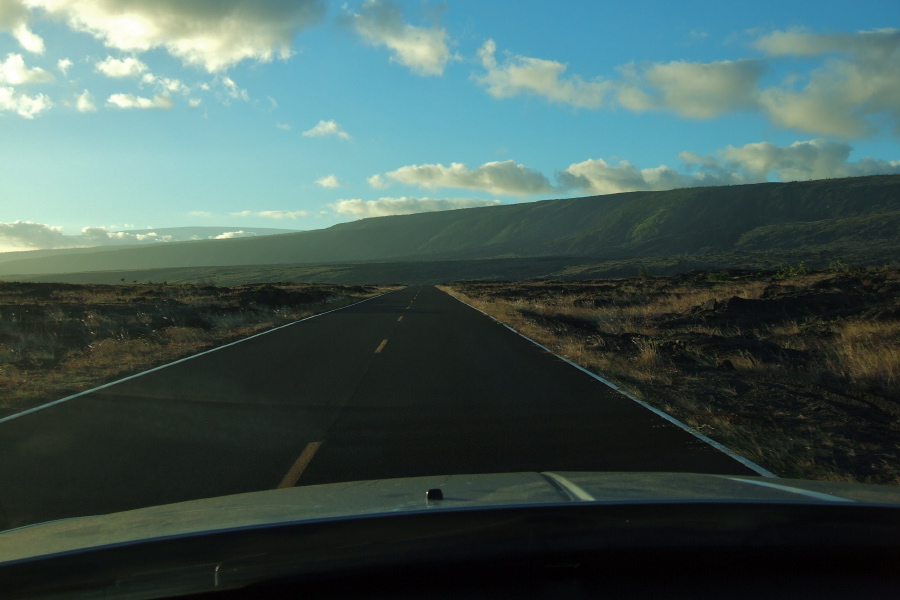 We're on our way back up the road.