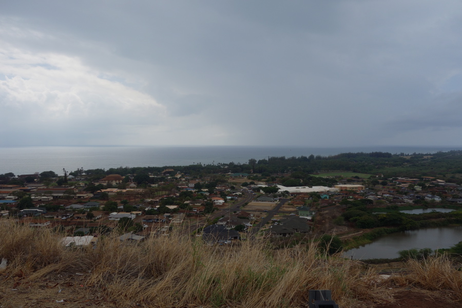 Town of Waimea from HI550 (Waimea Canyon Drive)