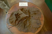 Woodcarving of the island of Kaua'i