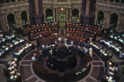 Main rotunda at the Library of Congress