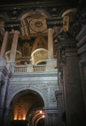 Ornate ceiling at Library of Congress
