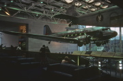 Airplanes inside the Air and Space Museum