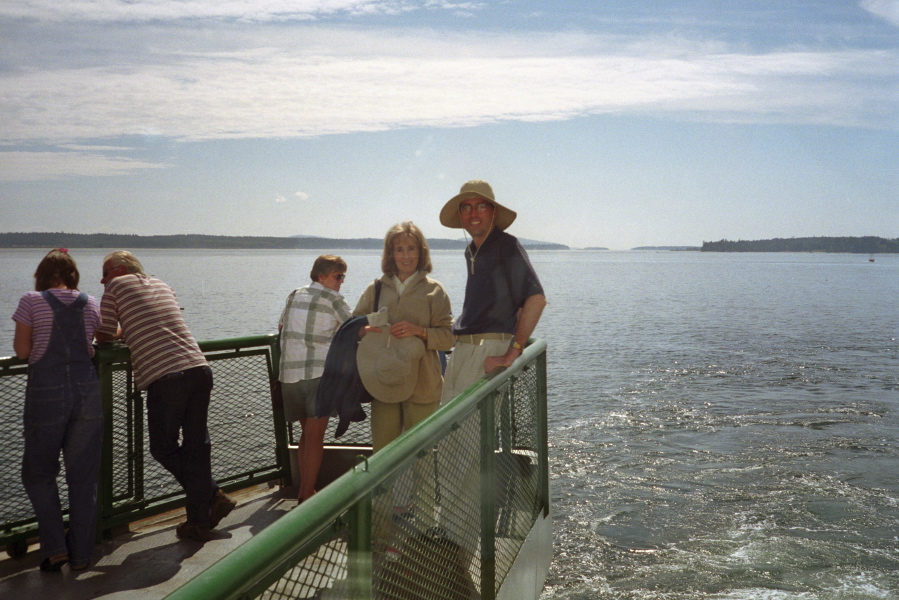 Kay and Bill on the ferry (2).