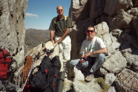 David and Bill at the White-Conness Notch