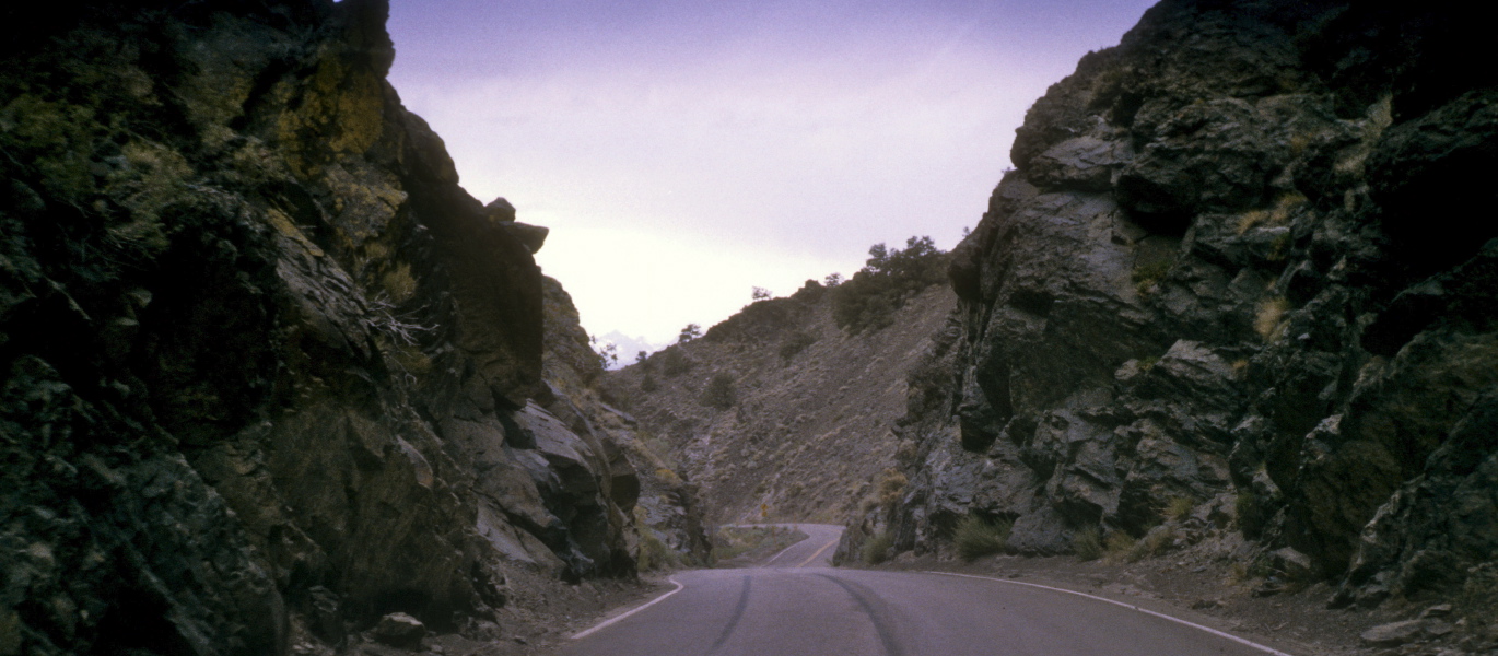 Exiting the downhill side of the narrows of Batchelder Canyon