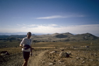 Above the Barcroft White Mountain Research Station (UC).