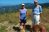 Laura, David, and Kumba on the north summit.