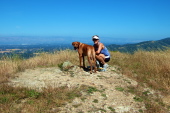 Kumba and Laura on the south summit.