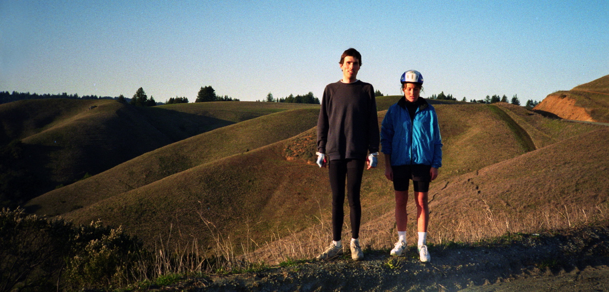 Bill and Laura on Skyline Blvd. near Windy Hill.