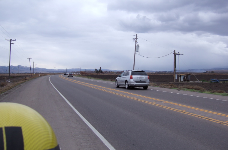 Showers (hail, snow, and rain) over the hills south of Hollister.