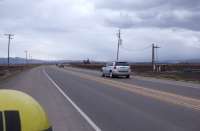 Showers (hail, snow, and rain) over the hills south of Hollister.
