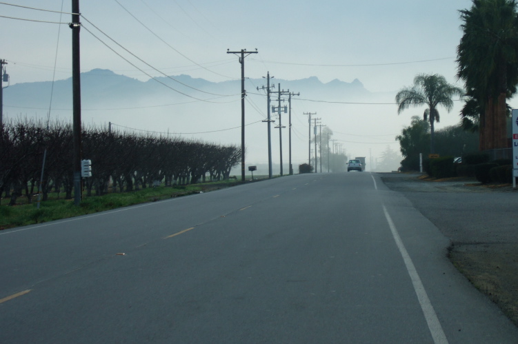 Heading southeast on Fairview Rd.