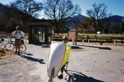 Bill arrives at the Pinnacles Store