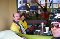 The others at breakfast