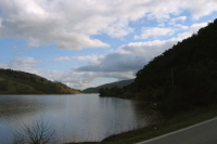 Riding south on Uvas Rd. near Uvas Reservoir