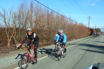 Passing the group on Fairview Road. (10)
