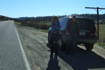 These guys were waiting at the top of the climb, probably for the big group to go by.