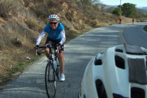 On the schoolhouse climb on Cienega Road