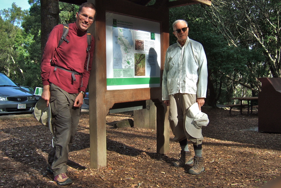 Bill and David at the trailhead