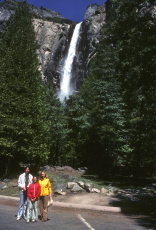 Bill, Laura, and Kay at Bridalveil Fall