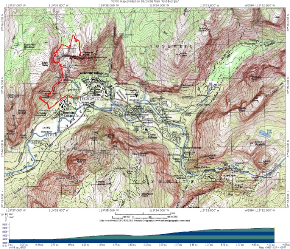 Yosemite Point Map
