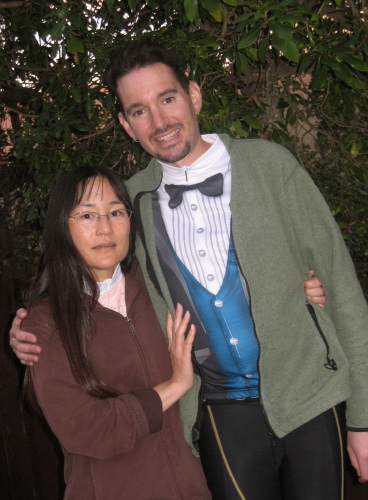 Michi and Zach after the ceremony.